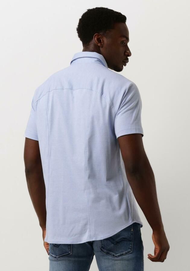 Desoto Overhemd Lange Mouw Short Sleeve Jersey Overhemd Lichtblauw