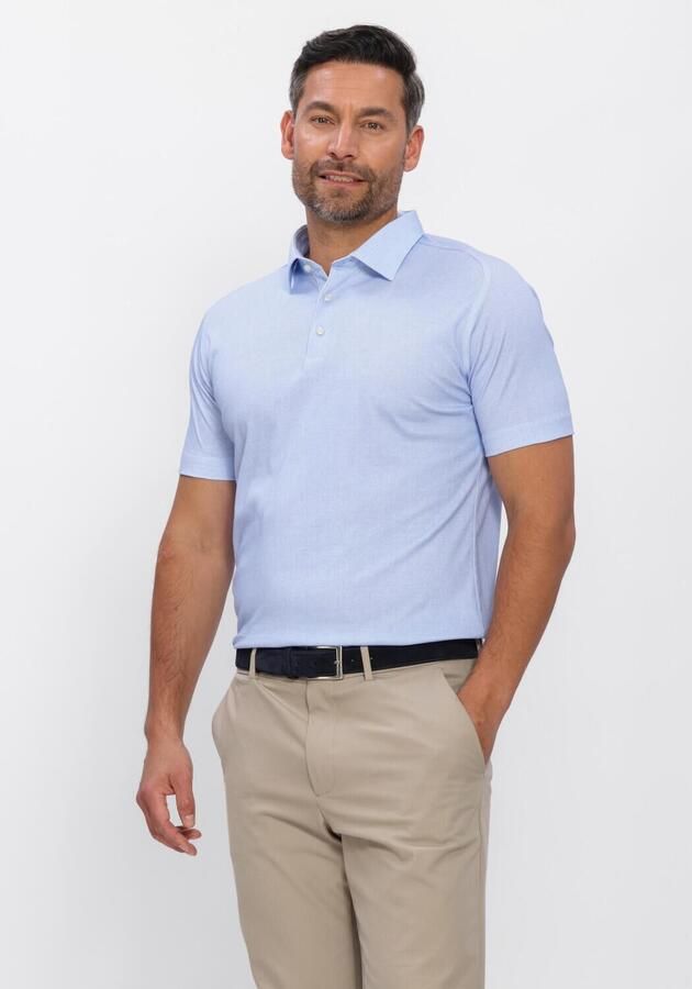 DESOTO Heren Polo's & T-shirts Casual Polo Kent 1 2 Lichtblauw