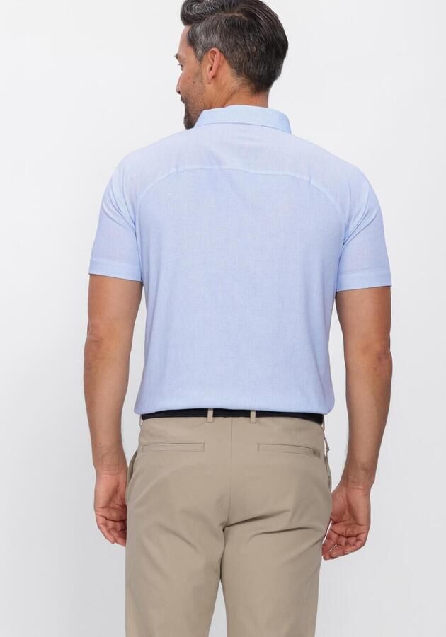 DESOTO Heren Polo's & T-shirts Casual Polo Kent 1 2 Lichtblauw - Foto 3