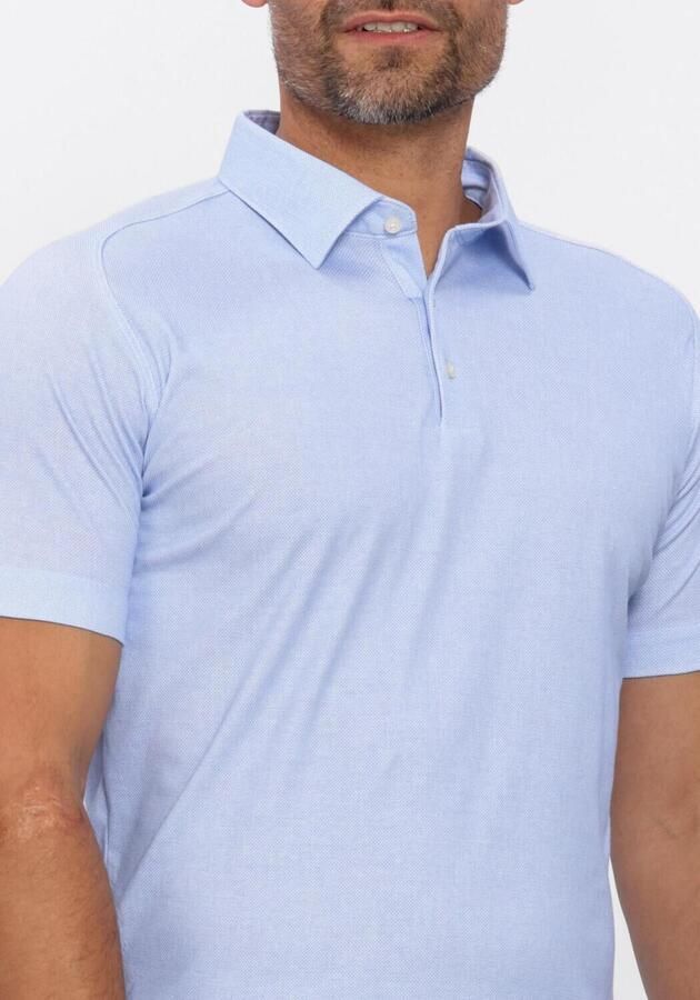 DESOTO Heren Polo's & T-shirts Casual Polo Kent 1 2 Lichtblauw - Foto 4
