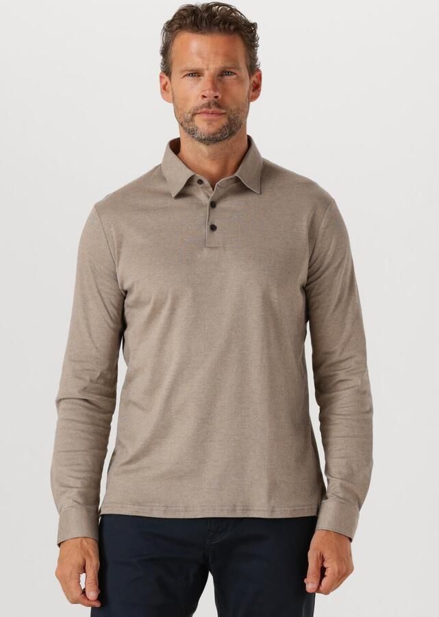 DESOTO Heren Polo's & T-shirts Essential Polo Kent 1 1 Taupe - Foto 4
