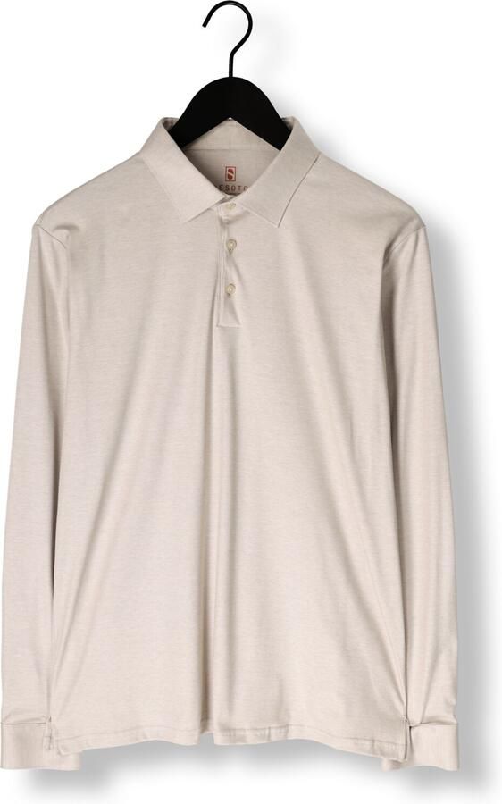 DESOTO Heren Polo's & T-shirts Essential Polo Kent 1 1 Zand - Foto 2