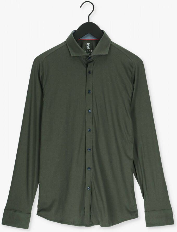 Desoto New Hai overhemd cutaway- boord groen