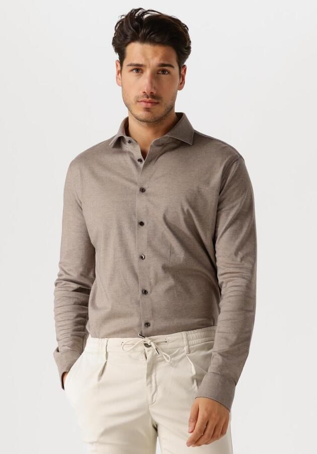 DESOTO LUXURY Heren Overhemden Luxury Hai 1 1 Beige - Foto 4