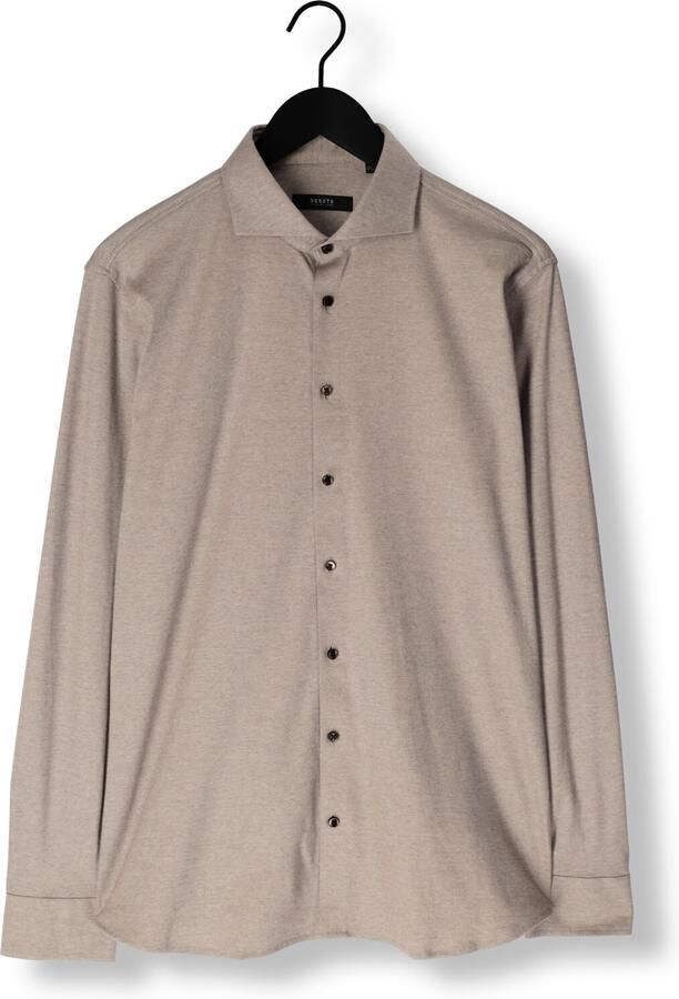 DESOTO LUXURY Heren Overhemden Luxury Hai 1 1 Beige - Foto 2