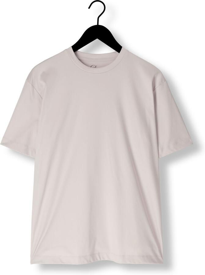 DESOTO LUXURY Heren Polo's & T-shirts Luxury Two Ply T-shirt 1 2 Beige