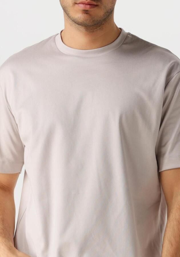 DESOTO LUXURY Heren Polo's & T-shirts Luxury Two Ply T-shirt 1 2 Beige - Foto 2