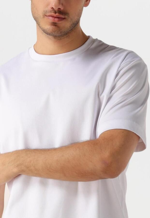 DESOTO LUXURY Heren Polo's & T-shirts Luxury Two Ply T-shirt 1 2 Wit - Foto 3