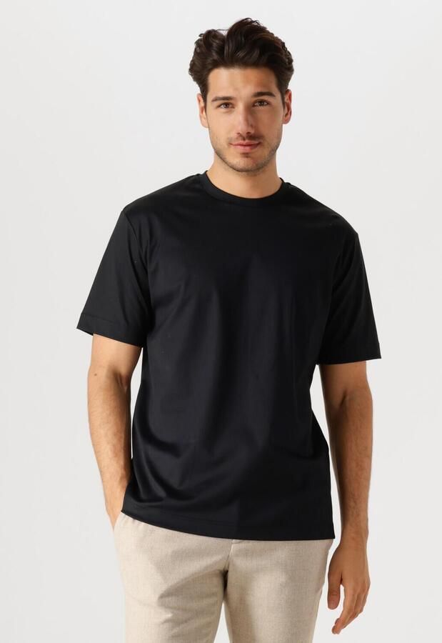 DESOTO LUXURY Heren Polo's & T-shirts Luxury Two Ply T-shirt 1 2 Zwart - Foto 4