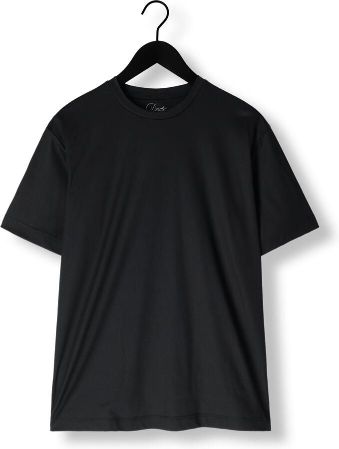 DESOTO LUXURY Heren Polo's & T-shirts Luxury Two Ply T-shirt 1 2 Zwart