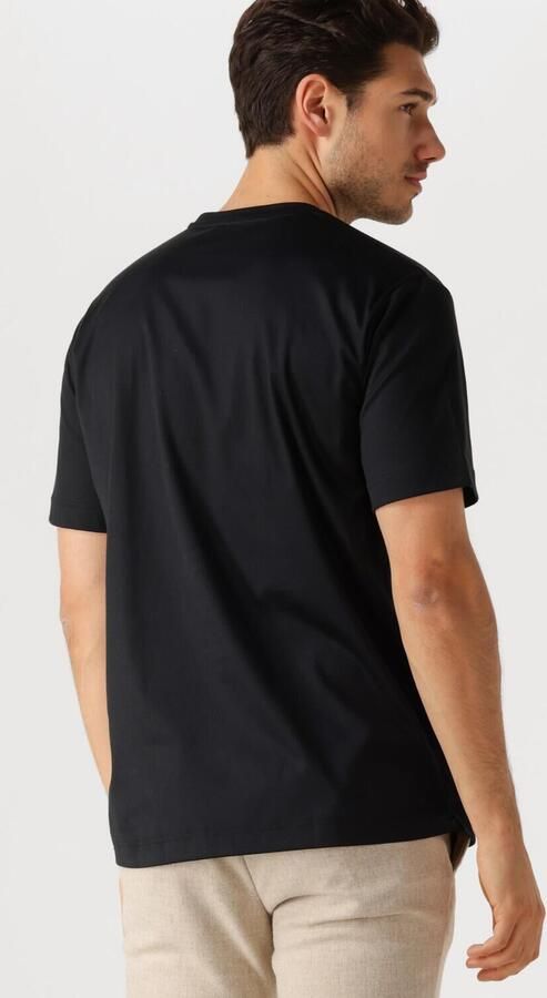 DESOTO LUXURY Heren Polo's & T-shirts Luxury Two Ply T-shirt 1 2 Zwart - Foto 3