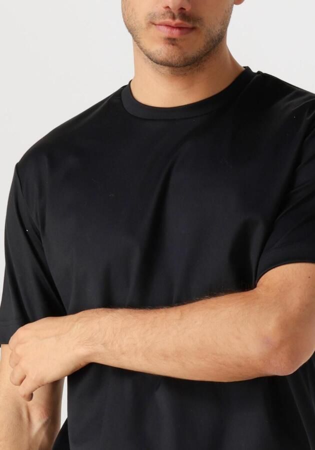 DESOTO LUXURY Heren Polo's & T-shirts Luxury Two Ply T-shirt 1 2 Zwart - Foto 2