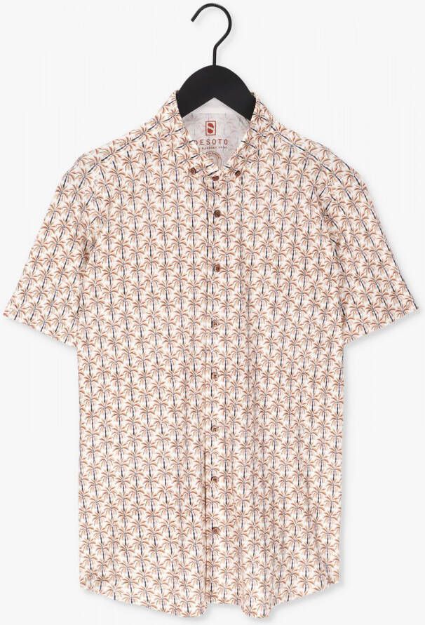 Desoto Oranje Casual Overhemd Modern Bd