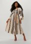 Devotion Midi Jurk Porto Pefko Wit Multicolor Dames - Thumbnail 1