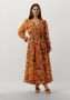 Devotion Maxi Jurk Oranje Multicolor Dames - Thumbnail 1