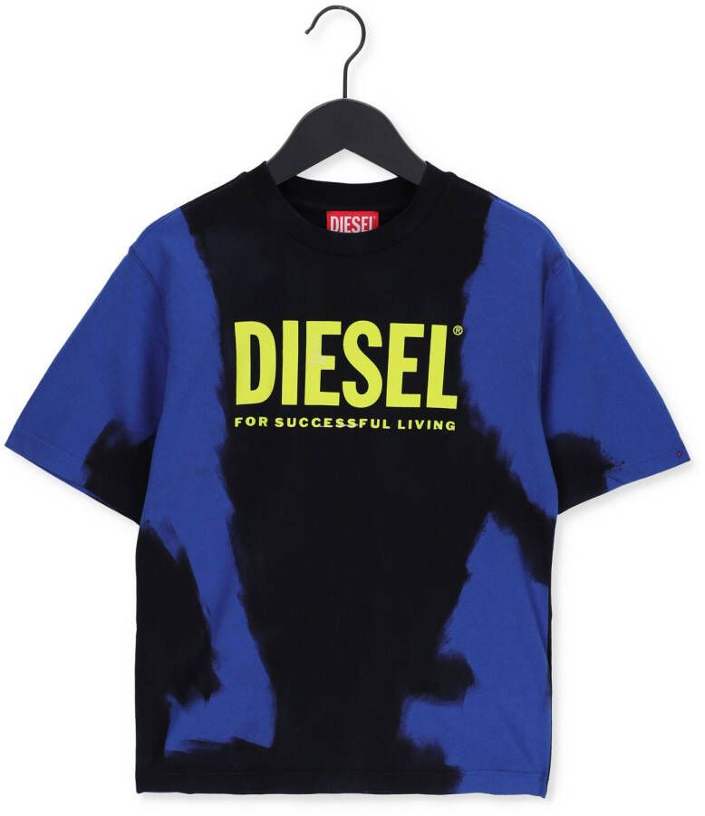 DIESEL Jongens Polo's & T-shirts Tjustb84 Over Blauw