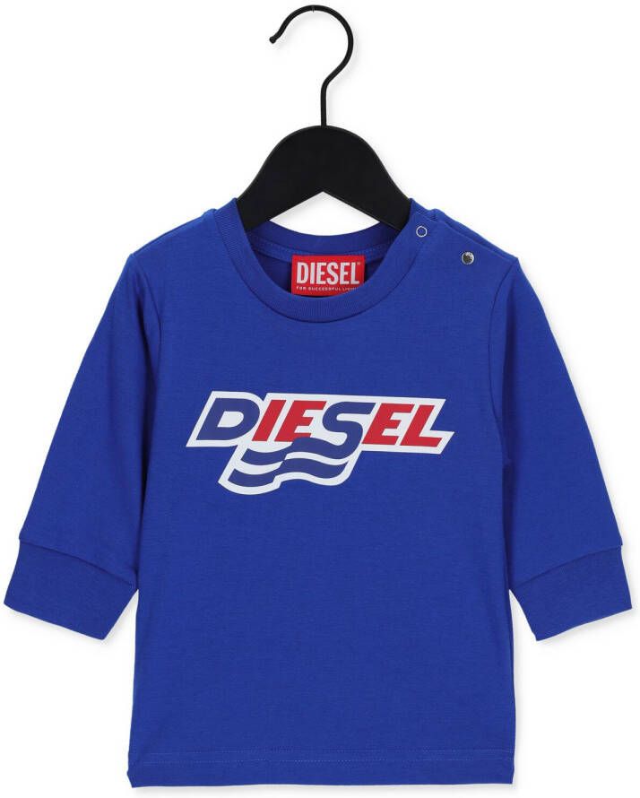 DIESEL Jongens Polo's & T-shirts Twavesb Ml Blauw-36M
