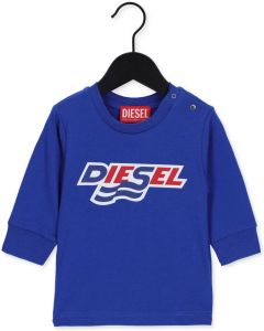 Diesel T-shirt K0027000Yi9 Blauw Heren