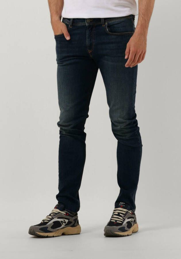 Diesel Hoge taille skinny jeans met ritssluiting Black Heren