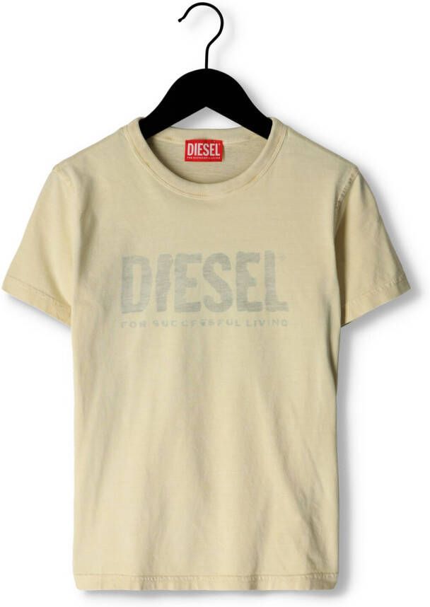 DIESEL Jongens Polo's & T-shirts Tdiegore6 Gebroken Wit