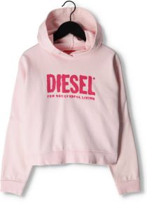Diesel Lichtroze Sweater Squingy