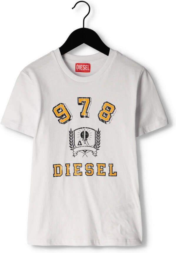 DIESEL Jongens Polo's & T-shirts Tdiegore11 Wit