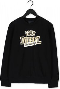 Diesel Sweater zwart ronde hals S-Girk