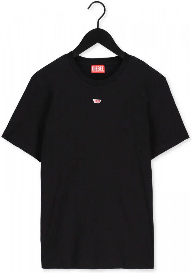 Diesel Upgrade je casual garderobe met T-Diegor-D T-shirt Black Heren