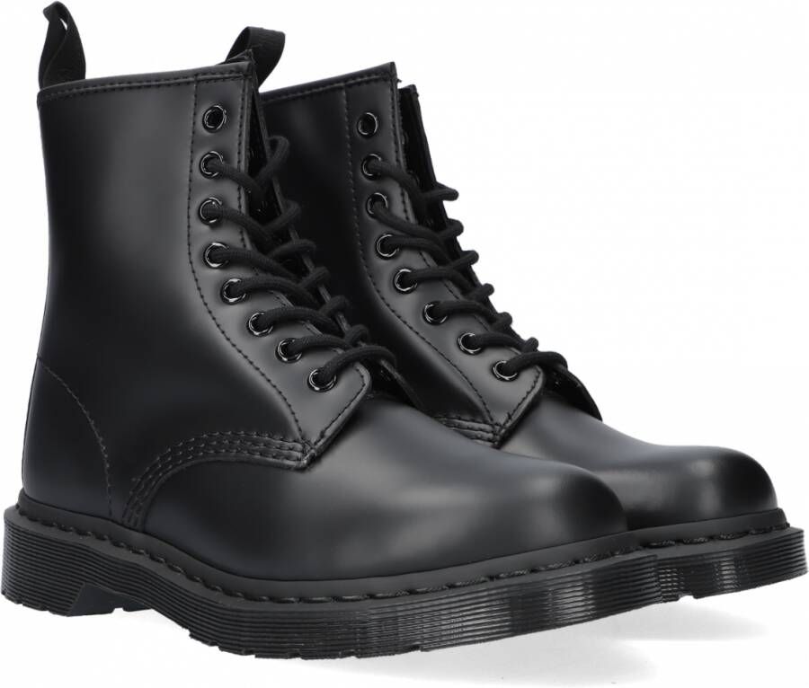 Dr. Martens Zwarte Leren Laarzen met Luchtgepolsterde Zool Black Heren