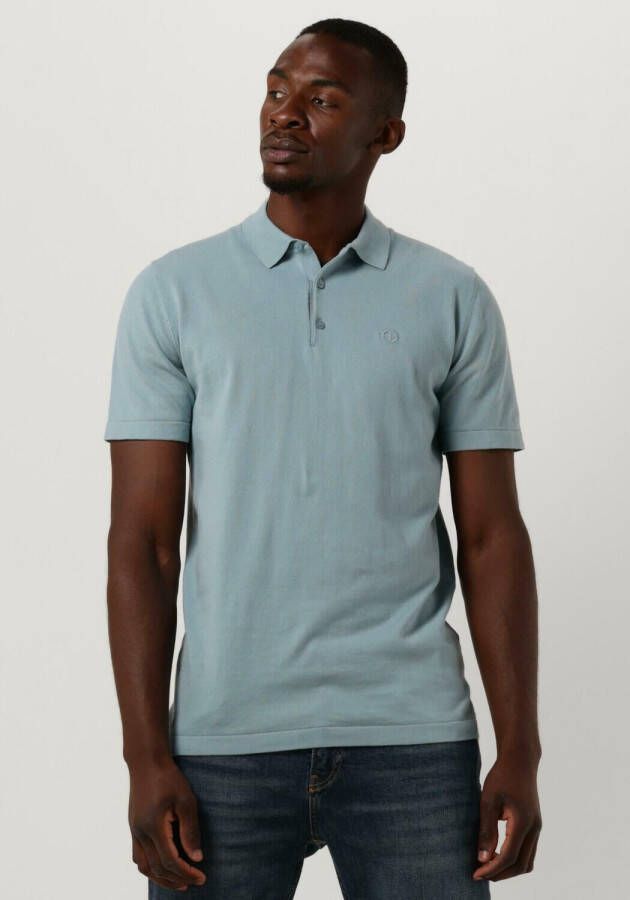DSTREZZED Heren Polo's & T-shirts Polo S s Cotton Knit Blauw