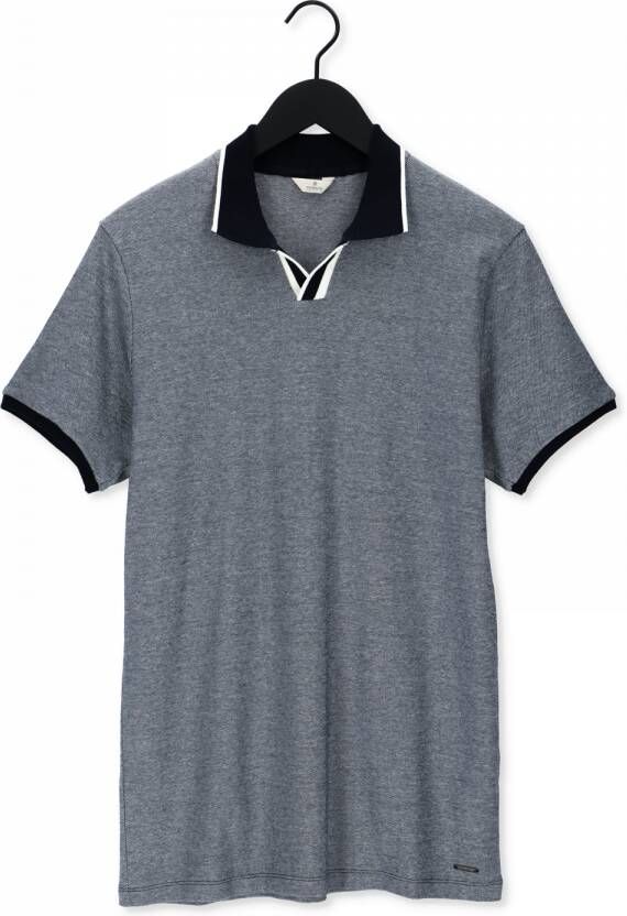 Dstrezzed Blauwe T-shirt Polo S s Gaze Knit