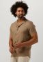 DSTREZZED Heren Overhemden Resort Shirt Linen Bruin - Thumbnail 1