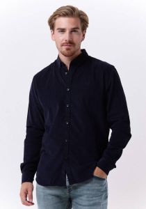 Dstrezzed Donkerblauwe Casual Overhemd Button Down Shirt Babycord