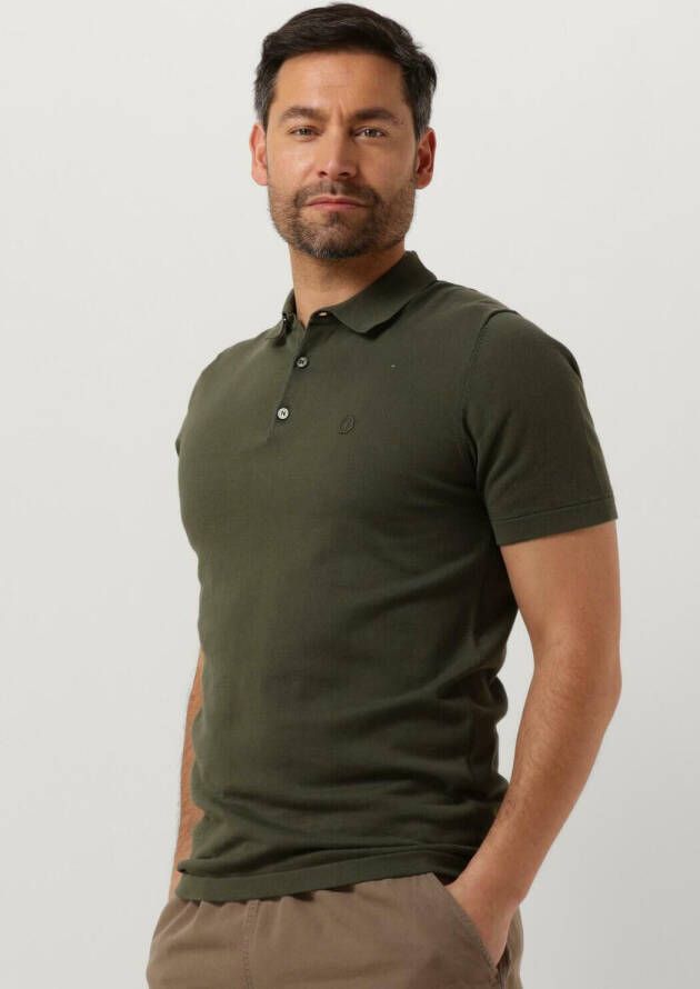 Dstrezzed Heren Polo's & T-shirts Polo S s Cotton Knit Green Heren