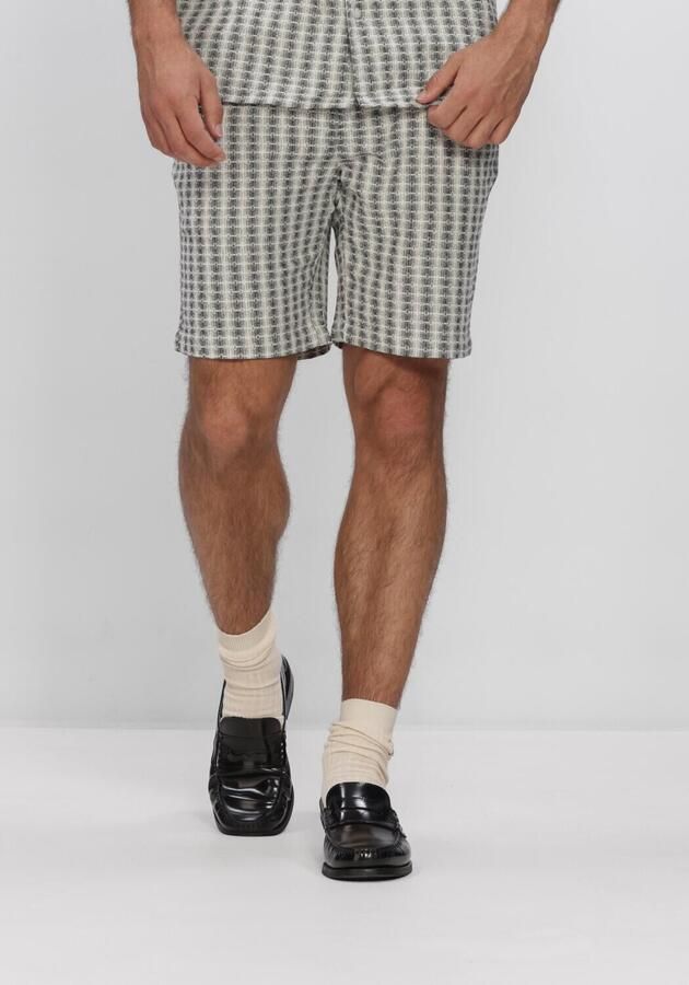 DSTREZZED Heren Broeken Logan Winner Stripe Short Grijs