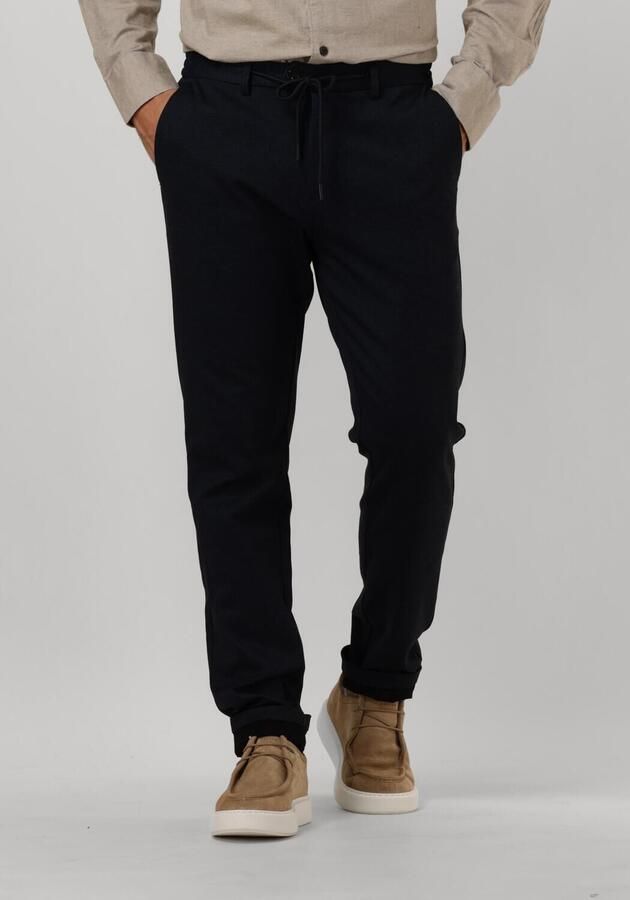 DSTREZZED Heren Broeken The Lancaster Tapered Jogger Pattern Sweat Donkerblauw - Foto 4