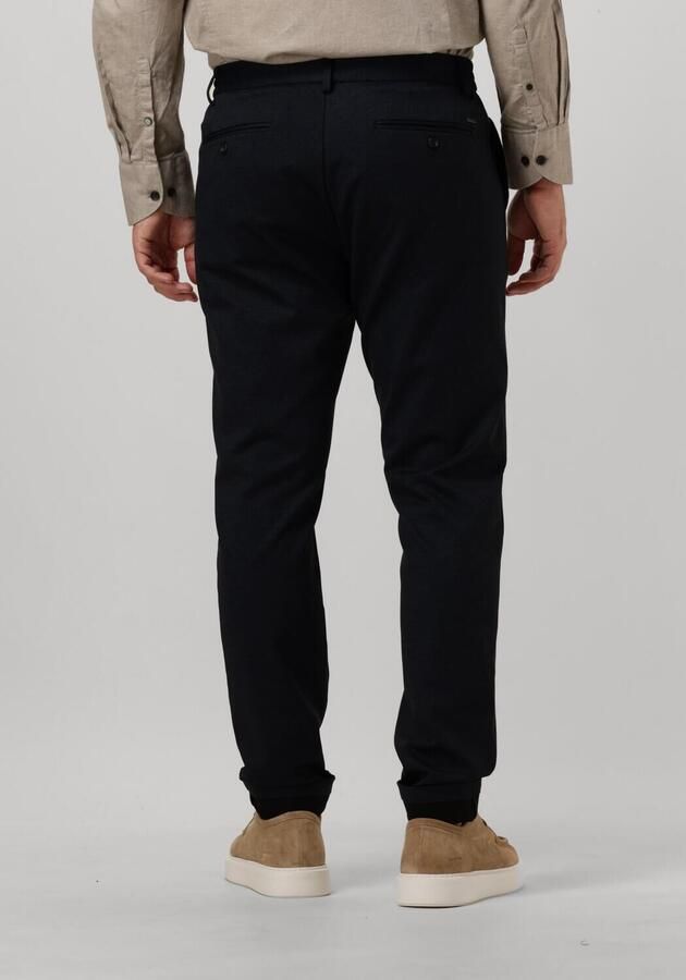 DSTREZZED Heren Broeken The Lancaster Tapered Jogger Pattern Sweat Donkerblauw