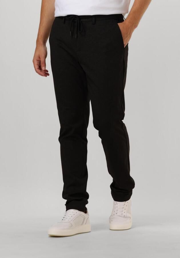 DSTREZZED Heren Broeken The Lancaster Tapered Jogger Pattern Sweat Zwart - Foto 4