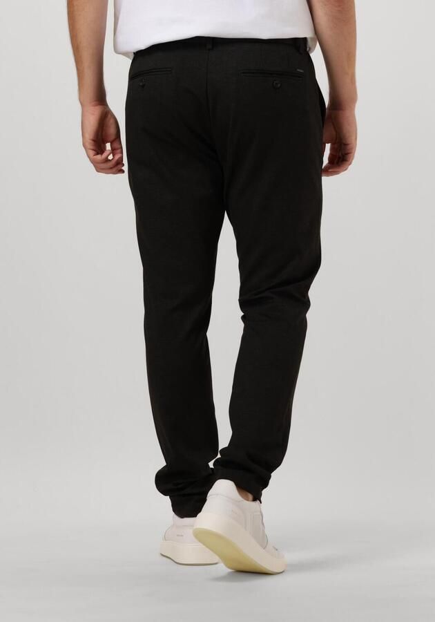 DSTREZZED Heren Broeken The Lancaster Tapered Jogger Pattern Sweat Zwart