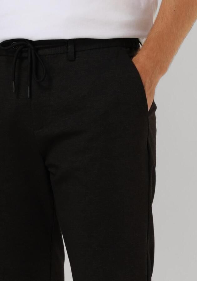 DSTREZZED Heren Broeken The Lancaster Tapered Jogger Pattern Sweat Zwart - Foto 2