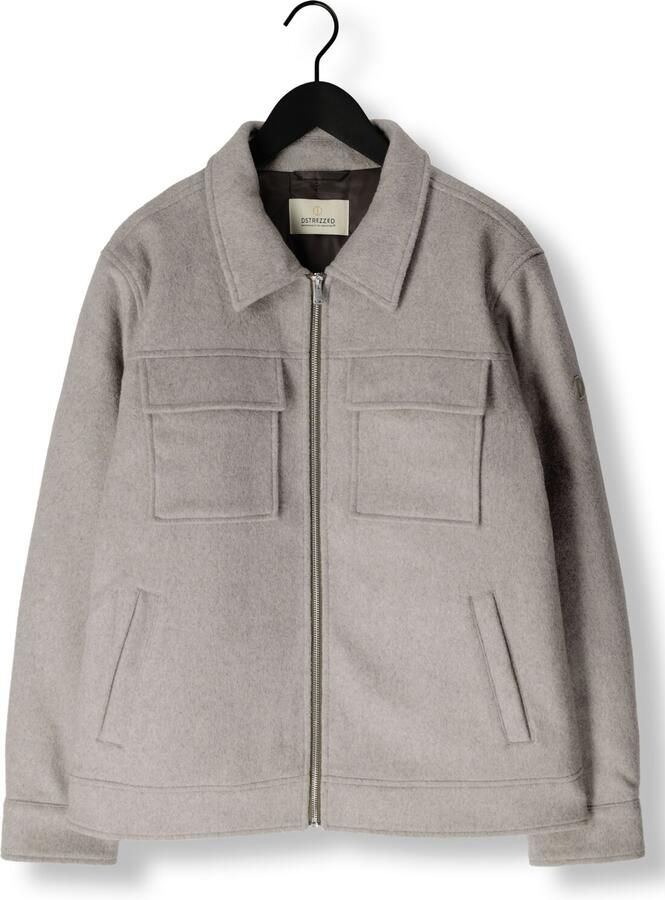 DSTREZZED Heren Jassen Colton Wool Jacket Lichtgrijs