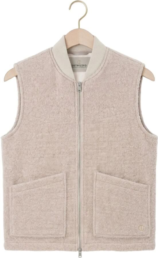 DSTREZZED Heren Jassen Ds_nils Teddy Vest Beige - Foto 4