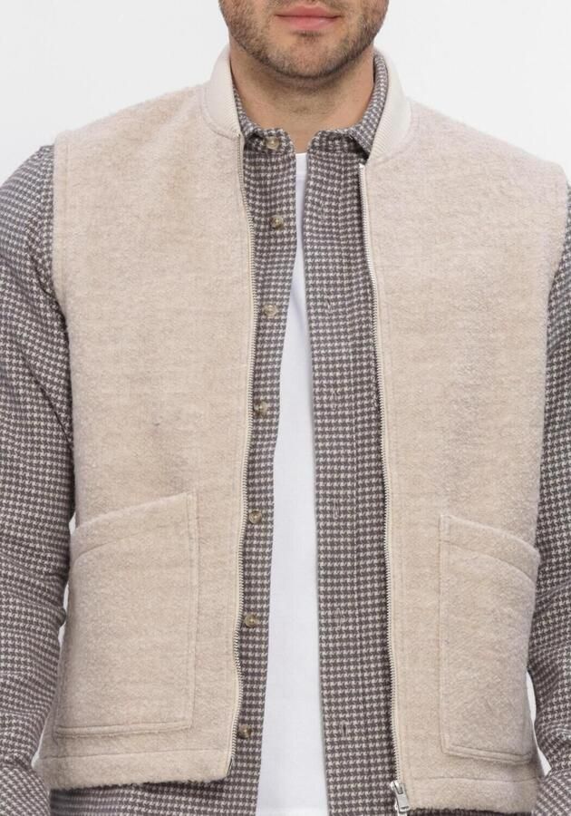 DSTREZZED Heren Jassen Ds_nils Teddy Vest Beige - Foto 3