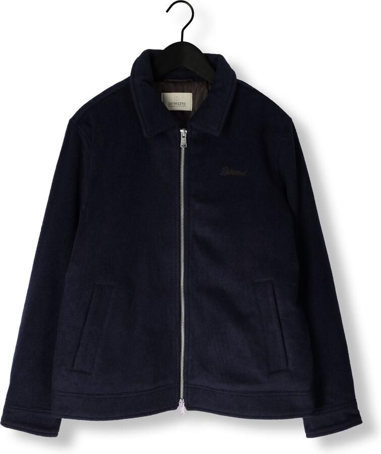 DSTREZZED Heren Jassen Pat Wool Jacket Donkerblauw