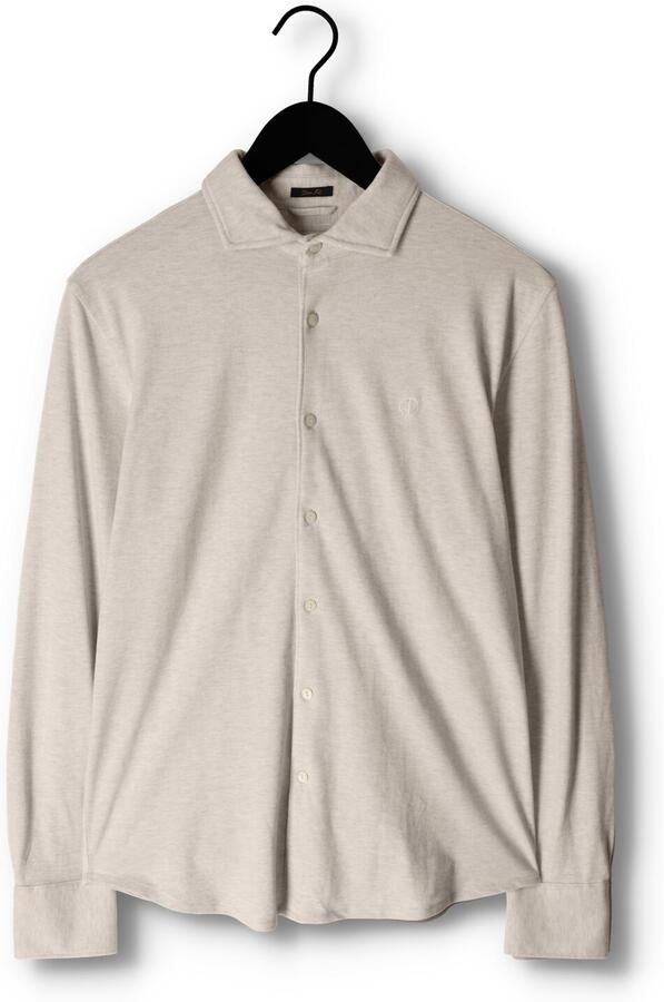 Dstrezzed Heren Overhemden Shirt Melange Pique White Heren - Foto 3