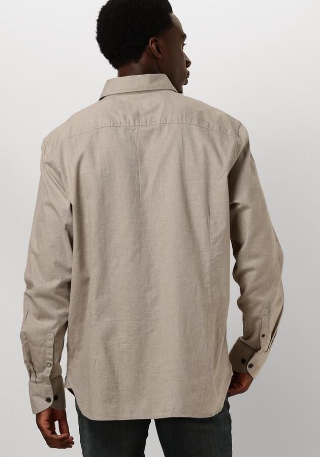 Dstrezzed Taupe Casual Olav Overhemd Beige Heren