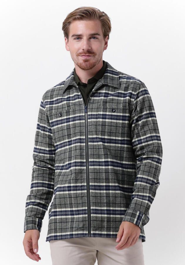 Dstrezzed Heren Zipped Overshirt Fancy Tartan Multicolor Heren - Foto 4