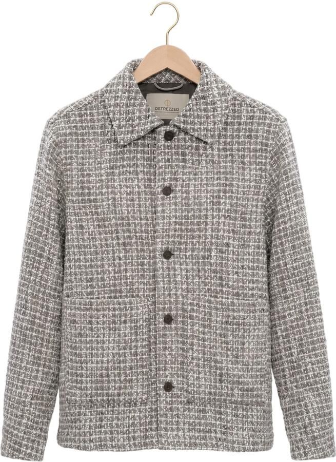 DSTREZZED Heren Overshirts Ds_jaxon Chore Jacket Grijs - Foto 2