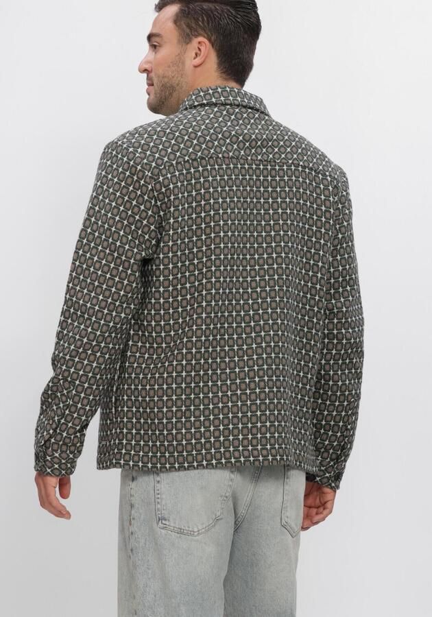 DSTREZZED Heren Overshirts Ds_lino Golfball Overshirt Donkergroen - Foto 3