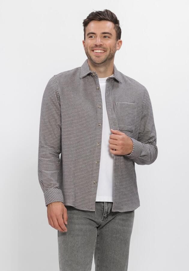 DSTREZZED Heren Overshirts Ds_mateja Shirt Taupe